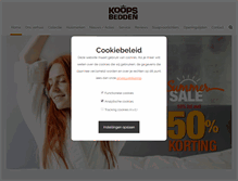 Tablet Screenshot of koopsbedden.nl
